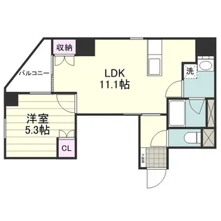 ハピネスライフ中央【0602号室】の間取り