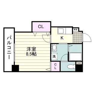 芦刈ビル【0303号室】の間取り