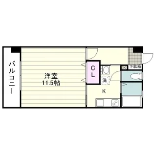 レジデンス平田 Ⅲ【0102号室】の間取り