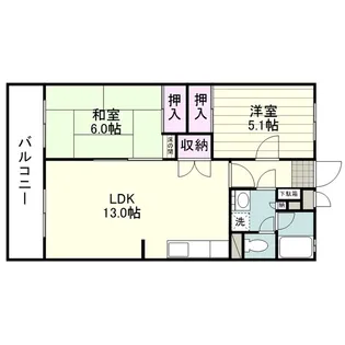 第3福島ビル【0105号室】の間取り