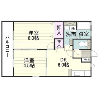 リリエンベルグ【0201号室】の間取り