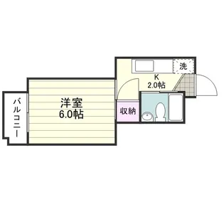 ヒルサイドハイツC棟【0202号室】の間取り