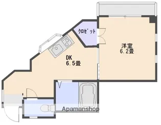 かまつきビル【4階】の間取り