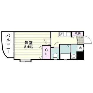 サンテラス長田【0105号室】の間取り