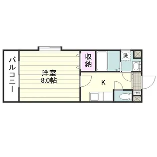 エンゼルハイム【0102号室】の間取り