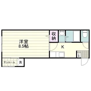 GRAND BLEU【0502号室】の間取り