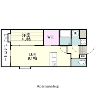 鹿児島県鹿児島市下竜尾町【マンション】の間取り