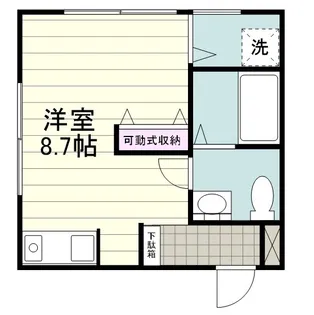 マハーパパ鹿大前【0403号室】の間取り