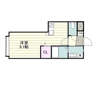 ユイ グラース【0101号室】の間取り