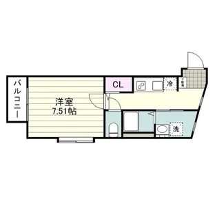サンモール東谷山【0105号室】の間取り