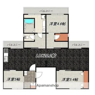 Y’S VILLAGE【5階】の間取り