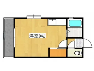 キャプテンビル【401号室】の間取り