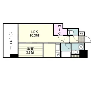 RJRプレシア郡元Ⅲ【0704号室】の間取り