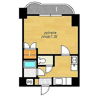 エコスペース清水【403号室】の間取り
