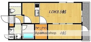 SANTACRUZ東谷山【4階】の間取り
