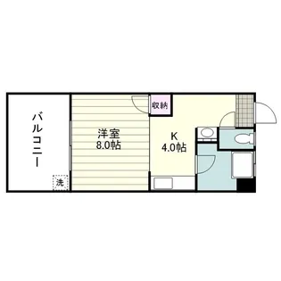 柳田ビル【0202号室】の間取り