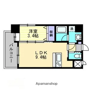 INVERNO【906号室】の間取り