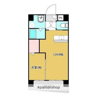 ソレイル鴨池【3階】の間取り