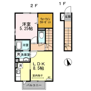 CASA ESPERANZA25【2階】の間取り