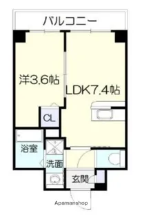 ピネータ天保山【506号室】の間取り