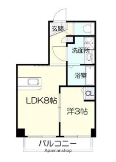 ピネータ天保山【2階】の間取り