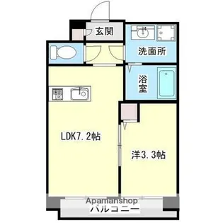 ピネータ天保山【502号室】の間取り