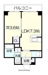 ピネータ天保山【4階】の間取り