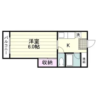 コスモハイツ【0303号室】の間取り