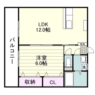 リーヴライツ武岡【0101号室】の間取り