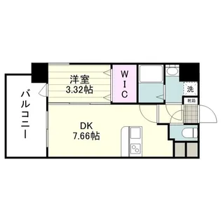 リアンシエルブルー高麗【0704号室】の間取り