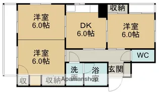 池田ビル【202号室】の間取り