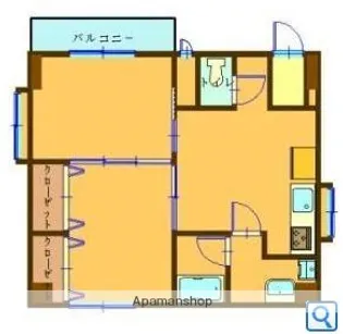 オレンジコーポ【2階】の間取り