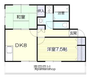 フラリッシュ紫原【1階】の間取り