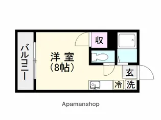OAK VILLA KAGOSHIMA 5TH【4階】の間取り