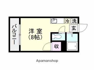 OAK VILLA KAGOSHIMA 5TH【2階】の間取り
