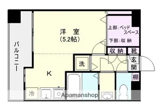 エルグレイス荒田【3階】の間取り