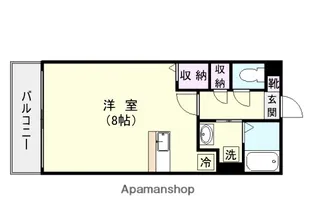 リーベンパレス鴨池橋【2階】の間取り