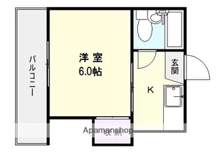 OZ−6ビル【5階】の間取り