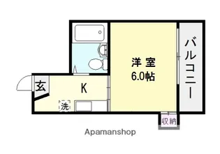 OZ−6ビル【4階】の間取り