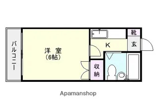 ON1【3階】の間取り
