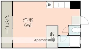 リード上本町【5階】の間取り