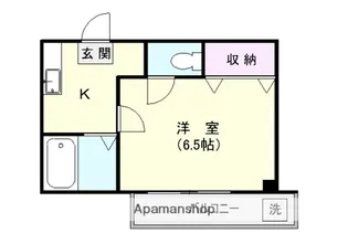 アーネスト下荒田【2階】の間取り