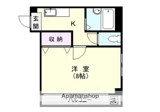 アーネスト下荒田【2階】の間取り