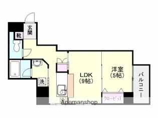 リードINAISビル【8階】の間取り