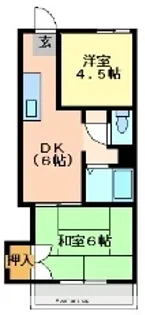 サンハイツ新栄【4階】の間取り