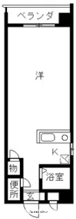 プレジデント下荒田【3階】の間取り