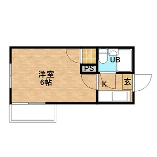 スカイコート永吉【203号室】の間取り