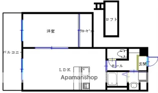 プラノ長田町【303号室】の間取り