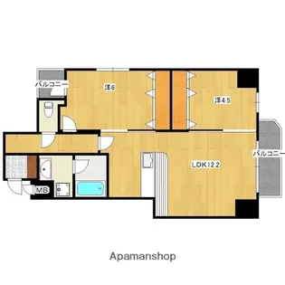 プラウド加治屋21【2階】の間取り