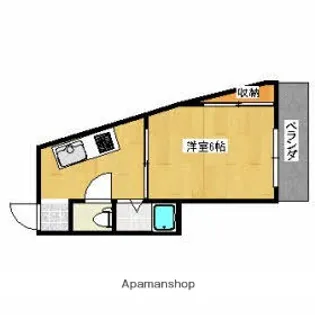 パームスプリングス【2階】の間取り